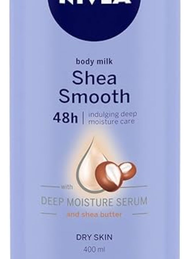 Nivea Smooth Milk Body Lotion 400 ml (Pack of 3) (1200 ml) - Image 2